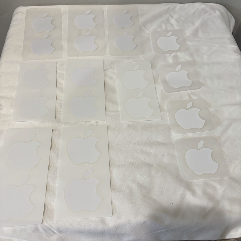 Lot of 21 Apple Logo iPhone iPad Stickers